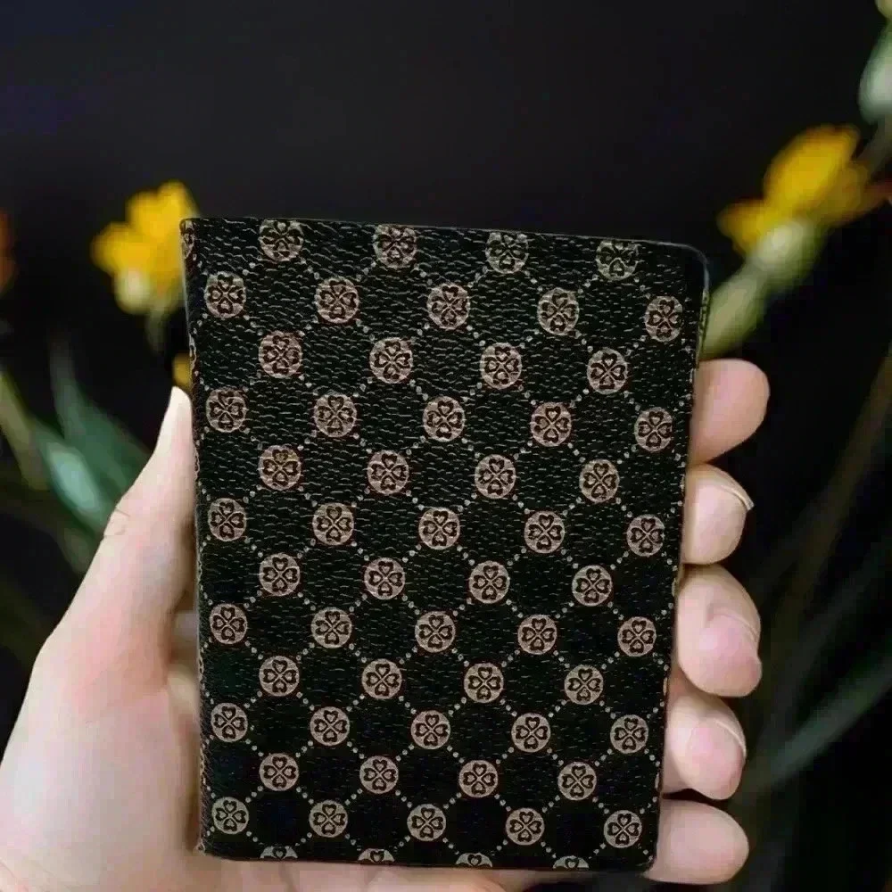 The Classic Card Wallet Flap in Coffee Brown